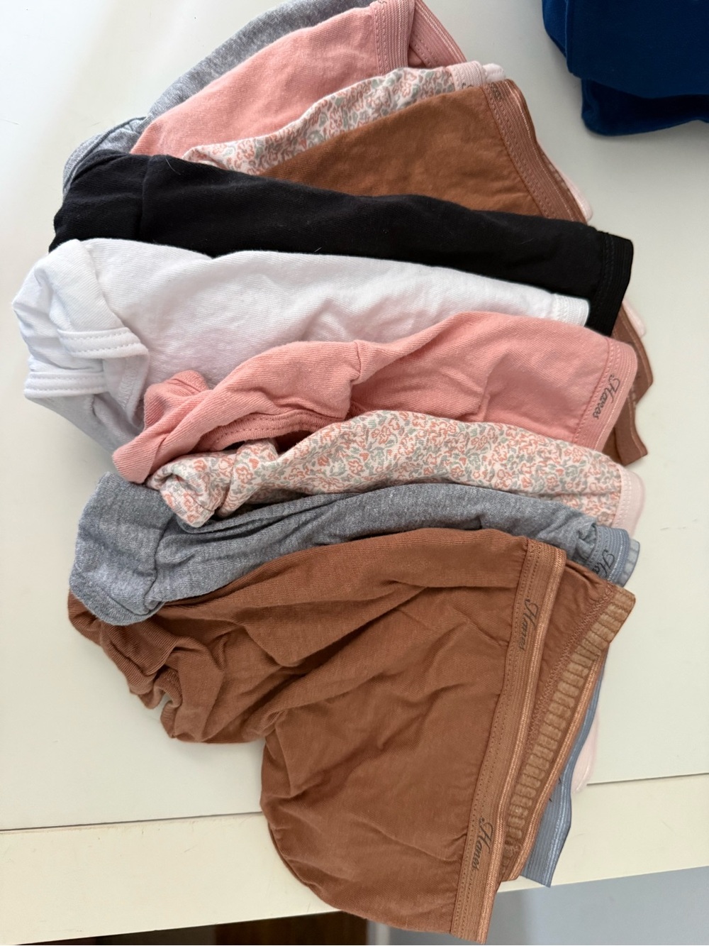 Hanes Women's Mixed Cotton Briefs - Pink, Brown, Gray, White, Black, Floral